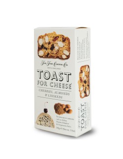 Tostadas con Cerezas, Almendras y Semillas de Linaza - The Fine Cheesse