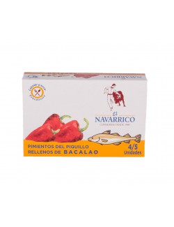 Pimientos del piquillo rellenos de Bacalao - El Navarrico