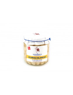 Alubias Blancas al Natural extra 1/2 - El Navarrico