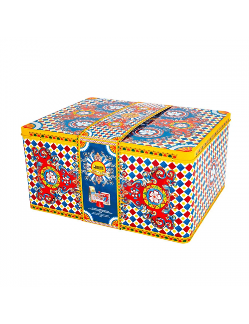 Cafetera Moka Bialetti diseño D&G y bote de Café