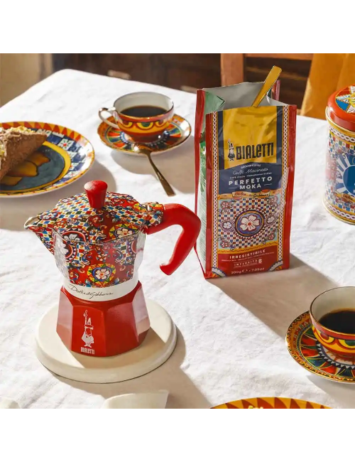 Cafetera Moka Bialetti diseño D&G 3 tazas