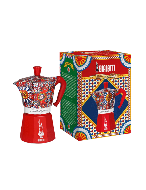 Cafetera Moka Bialetti diseño D&G 6 tazas
