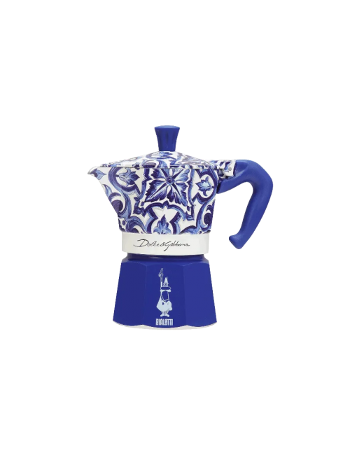 Cafetera Moka Bialetti diseño Blue D&G 3 tazas