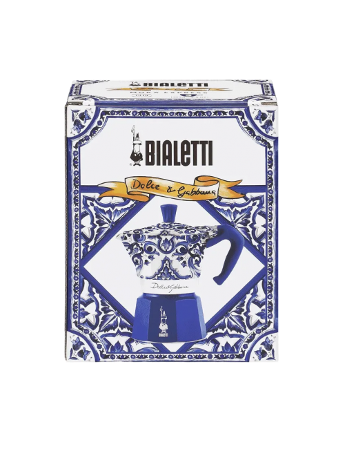 Cafetera Moka Bialetti diseño Blue D&G 3 tazas