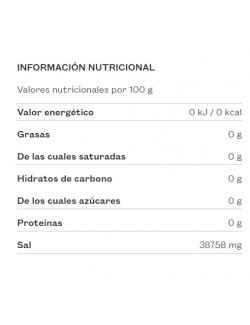 INFORMACION NUTRICONAL SAL ROSA MOLINILLO - NOMU