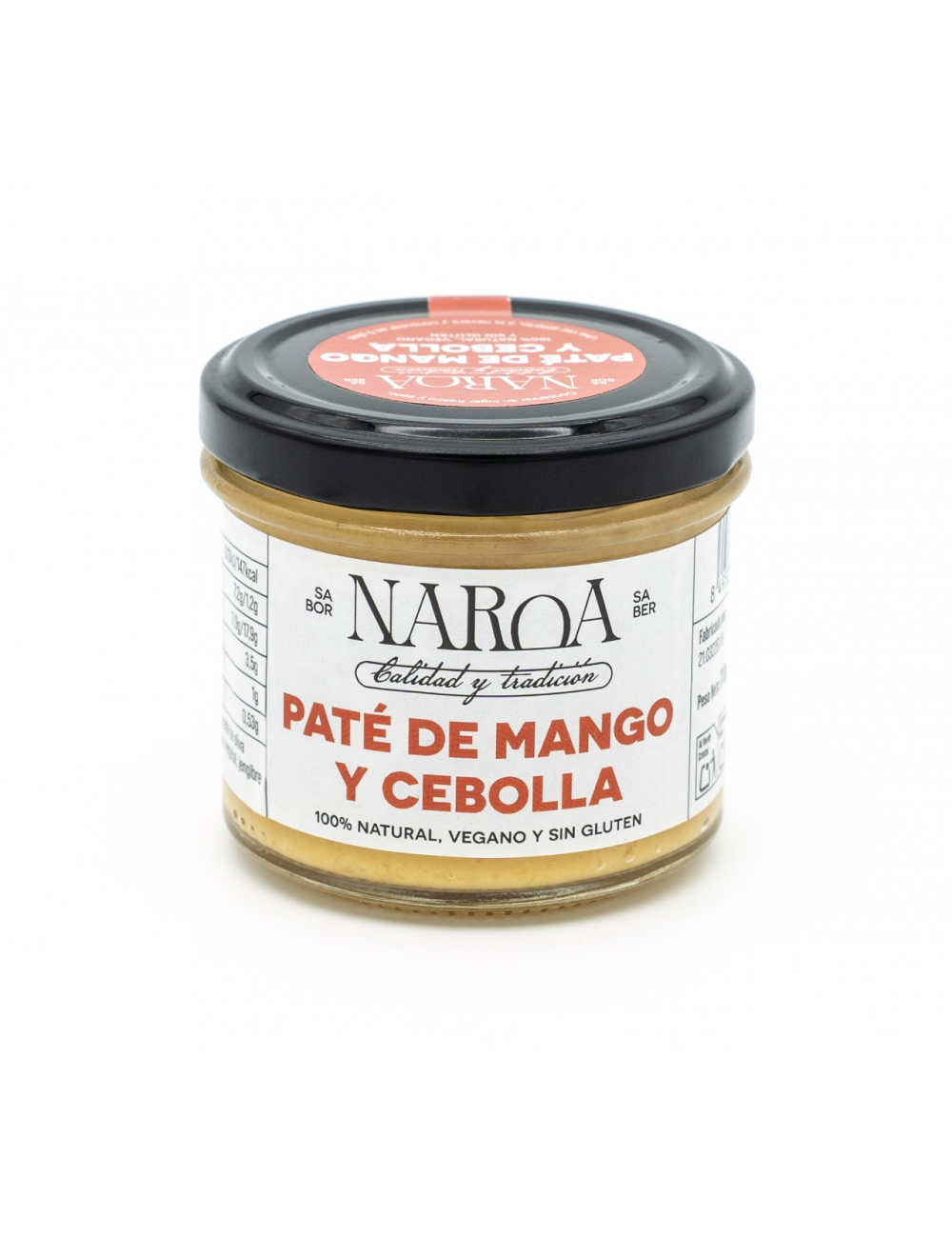 PATÉ VEGETAL MANGO Y CEBOLLA - NAROA