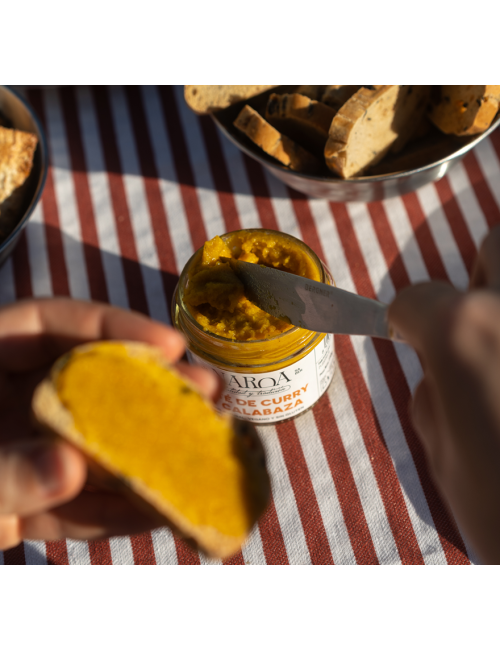 PATÉ VEGETAL CALABAZA Y CURRY - NAROA