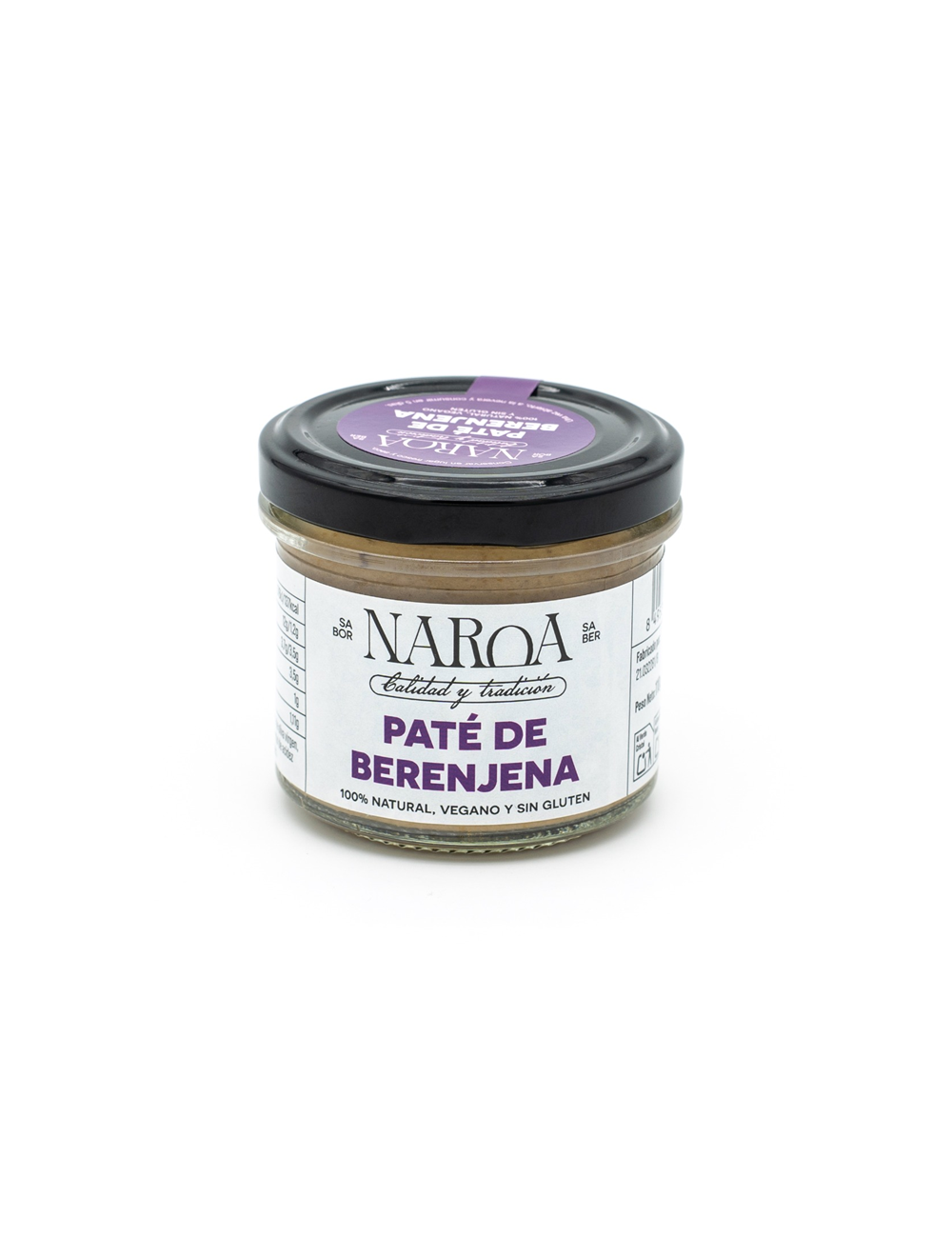 PATÉ VEGETAL BERENJENA - NAROA