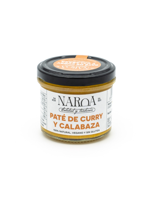 PATÉ VEGETAL CALABAZA Y CURRY - NAROA