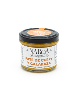 PATÉ VEGETAL CALABAZA Y CURRY - NAROA
