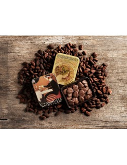 Chocolate Amatller Hojas Chocolate con Leche Lata