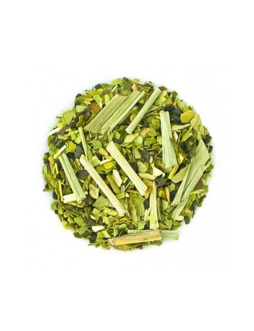 Mate, Té verde y taronjil - Detox 25 Muslins - Kusmi Tea