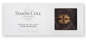Turrón de Chocolate Barco con nueces Simón Coll